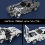 Mattel Brick Shop Hot Wheels Corvette Grand Sport Building Toy Kit (918 Pieces), For Collectors JGR31 194735320592