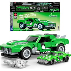 Mattel Brick Shop Hot Wheels Custom ’68 Camaro Building Toy Kit (289 Pieces), For Collectors JFT16 194735304837