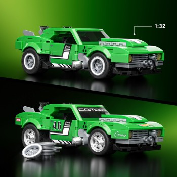 Mattel Brick Shop Hot Wheels Custom ’68 Camaro Building Toy Kit (289 Pieces), For Collectors JFT16 194735304837