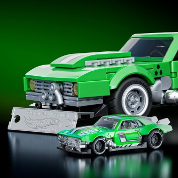 Mattel Brick Shop Hot Wheels Custom ’68 Camaro Building Toy Kit (289 Pieces), For Collectors JFT16 194735304837