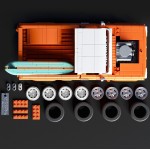 Mattel Brick Shop Hot Wheels Custom ’62 Chevy Pickup Building Toy Kit (858 Pieces), For Collectors JFT20 194735304820