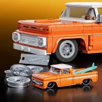 Mattel Brick Shop Hot Wheels Custom ’62 Chevy Pickup Building Toy Kit (858 Pieces), For Collectors JFT20 194735304820