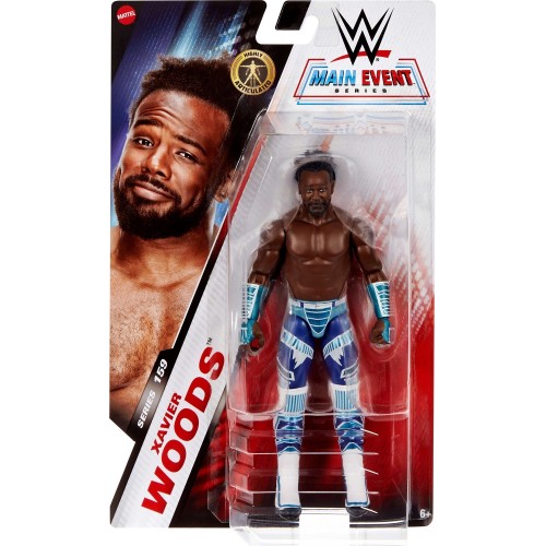 mattel wwe βασικες φιγουρες wwe main event series xavier woods GDF62 / JGD47 194735311576