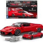 Mattel Brick Shop Hot Wheels Maserati Mc20 Building Toy Kit (250 Pieces), For Collectors JFR90 194735331543