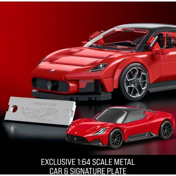 Mattel Brick Shop Hot Wheels Maserati Mc20 Building Toy Kit (250 Pieces), For Collectors JFR90 194735331543