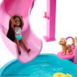 Mattel Barbie Dream Pool Playset With Slide & Bubbling Hot Tub, 20+ Accessories Including Pet, Floaties & More JFP01 19473530267