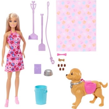 Mattel Barbie “malibu” Walk & Potty Pup Toy Set JJB46 194735338887