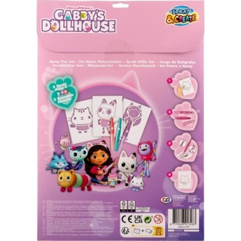 Gabbys Dollhouse Canenco Gabby's Dollhouse Αερογράφος Set GD23363 8719668013483