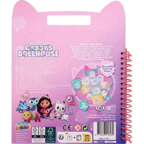 Gabbys Dollhouse Canenco Gabby's Dollhouse Colour With Water GD24354 8719668018280