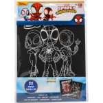 Spiderman Canenco Spidey Scratch Art Poster 26x19.5cm SP22346V 8719668005082