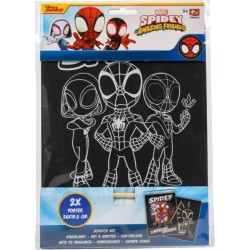 Spiderman Canenco Spidey Scratch Art Αφίσα 26x19,5cm SP22346V 8719668005082