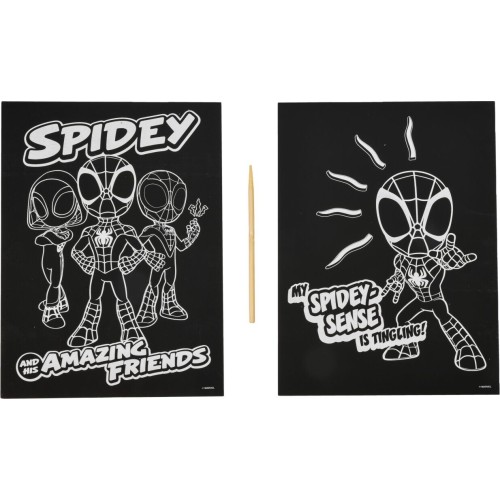 Spiderman Canenco Spidey Scratch Art Αφίσα 26x19,5cm SP22346V 8719668005082