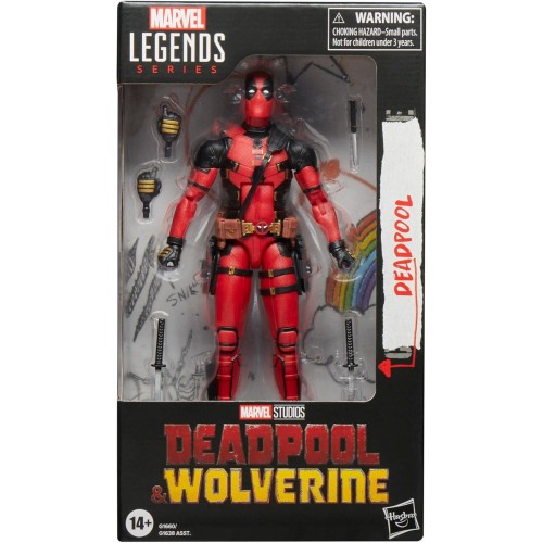 Hasbro Marvel Avengers Marvel Legends Series Deadpool, Deadpool & Wolverine Collectible 6 Inch Φιγούρα Δράσης G1660 501099628375