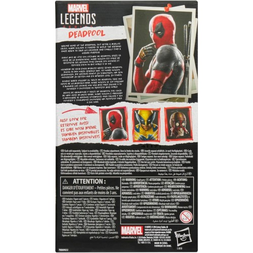 Hasbro Marvel Avengers Marvel Legends Series Deadpool, Deadpool & Wolverine Collectible 6 Inch Φιγούρα Δράσης G1660 501099628375