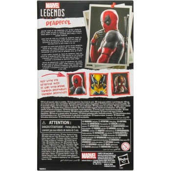 Hasbro Marvel Avengers Marvel Legends Series Deadpool, Deadpool & Wolverine Collectible 6 Inch Action Figure For Adults Ages 14 