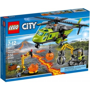 LEGO City In/Out Ελικόπτερο Τροφοδοσίας Ηφαιστείου 60123 5702015594844