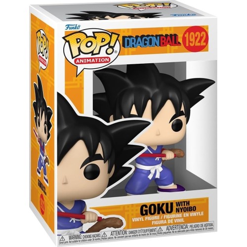 Funko pop! animation: dragon ball - goku - nyoibou - collectable vinyl figure - g 83712 889698837125