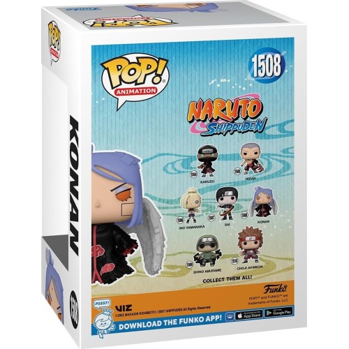 Funko Pop! Animation: Naruto Shippuden - Konan N.1508 Vinyl Figure 75533 889698755337
