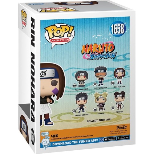 Funko pop! animation: naruto - rin nohara - naruto shippuden - collectable vinyl  80252 889698802529