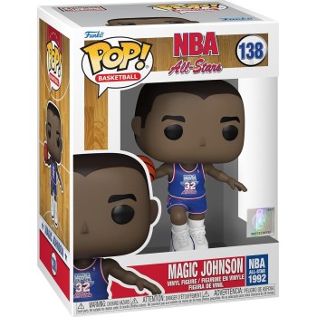 Funko pop! nba legends-magic johnson - blue all star uni 1991 - collectable vinyl 59373 889698593731