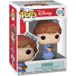 Funko pop! disney: princess holiday - anna - frozen - collectable vinyl figure -  86076 889698860765