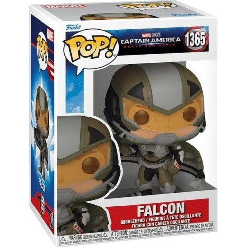 Marvel Avengers Funko Pop! Marvel: Captain America Brave New World - Falkon N.1365 Bobble-Head Vinyl Figure 75991 889698759915