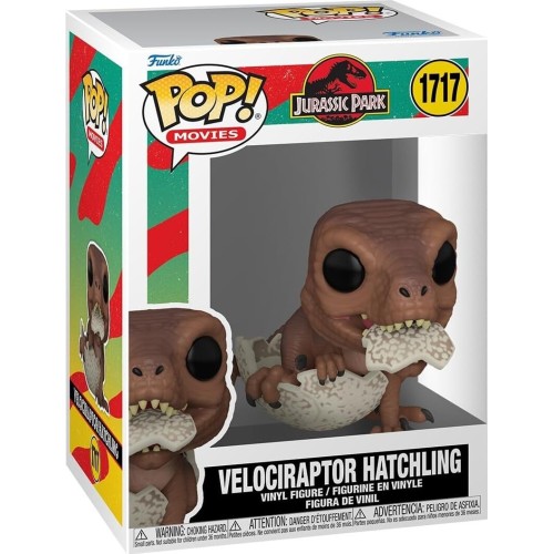 Funko pop! movies: jurassic park hatchling - velociraptor - collectable vinyl fig 75987 889698759878