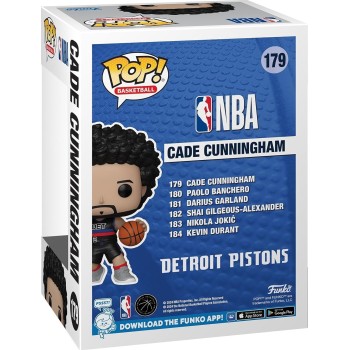 Funko pop! nba: pistons - cade cunningham - collectable vinyl figure - gift idea  65790 889698657907