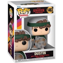 Funko Pop! Television: Stranger Things - Dustin (With Shield)?? N.1463 Vinyl Figure 72137 889698721370