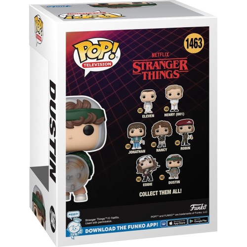 Funko pop! tv: stranger things - hunter dustin henderson with shield - collectabl 72137 889698721370