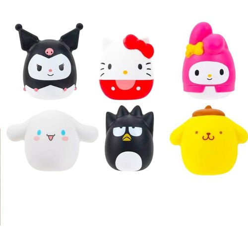 Jazwares Hello Kitty Squishmallows-Squooshems Sanrio - Blind Σακουλάκι Με Ζουληχτή Φιγούρα Classic (6 Σχέδια) 6Εκ JWSS0025 19656