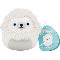 Squishmallows - Soft Toy Wave 9 (6 Designs) 13cm - Jazwares Titus the White Lion, Sqcr08652, JWSQ4096-G 191726914624