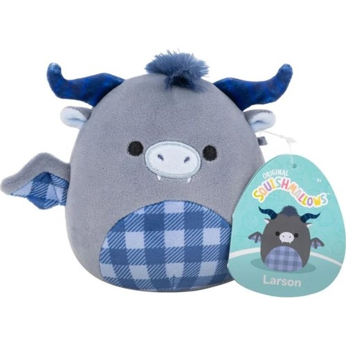 Squishmallows - Wave 9 Plush (6 Designs) 13cm - Jazwares the Gray Dragon, Sqcr08648, JWSQ4096-G 191726914587