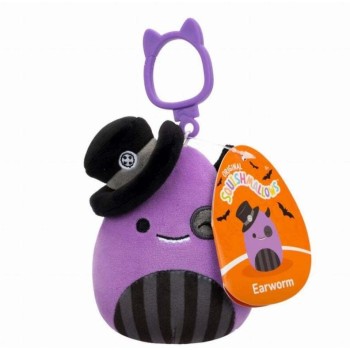 Squishmallows Halloween - Λούτρινα Μπρελόκ Wave 2 (6 Σχέδια) 9εκ - Jazwares halloween earworm the monster, earworn το τερατακι, 