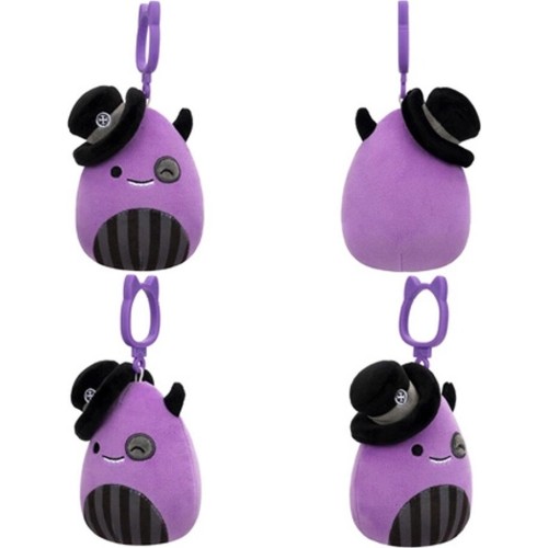 Squishmallows Halloween - Plush Keychain Wave 2 (6 Designs) 9Cm - Jazwares Halloween Earworm The Monster, Earworn The Monster, S