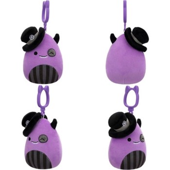 Squishmallows Halloween - Plush Keychain Wave 2 (6 Designs) 9Cm - Jazwares Halloween Earworm The Monster, Earworn The Monster, S