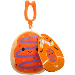 Squishmallows Halloween - Plush Keychain Wave 2 (6 Designs) 9cm - Jazwares Halloween jay the Orange Donut, to Ntonat, Sqcp00257,
