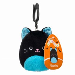 Squishmallows Halloween - Λούτρινα Μπρελόκ Wave 2 (6 Σχέδια) 9εκ - Jazwares halloween eponine the cat, eponine η γατα, sqcp00255