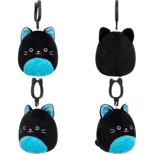 Squishmallows Halloween - Plush Keychain Wave 2 (6 Designs) 9cm - Jazwares Halloween Eponine the Cat, Eponine the Cat, Sqcp00255
