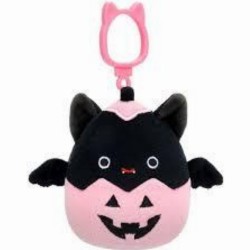 Squishmallows Halloween - Plush Keychain Wave 2 (6 Designs) 9cm - Jazwares Lantern, Emily the Bat, Sqcp00254, JWSQ0260 196566437