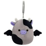 Squishmallows Halloween - Λούτρινα Μπρελόκ Wave 2 (6 Σχέδια) 9εκ - Jazwares halloween bridgette the bat, bridgette η αγελαδα, sq