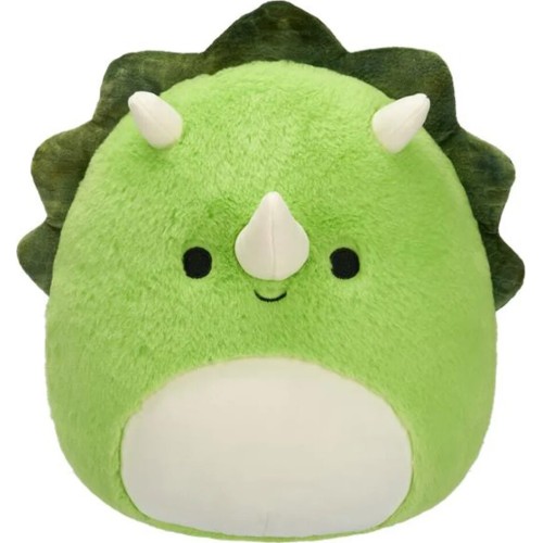 Squishmallows Fuzzamallows - Λούτρινα Wave 5Β (6 Σχέδια) 30,5εκ - Jazwares tristan the triceratops, tristan ο τρικερατωψ, sqcr06