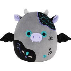 Squishmallows Day of the Dead - Λούτρινα Wave 3 (3 Σχέδια) 19εκ - Jazwares bridgette the cow, bridgette η αγελαδα, sqhw01173, JW