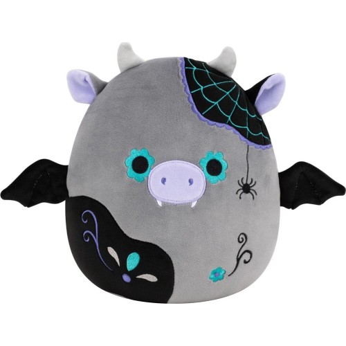 Squishmallows Day of the Dead - Wave 3 Plush (3 Designs) 19cm - Jazwares Bridgette the Cow, Bridgette the Cow, Sqhw01173, JWSQ11