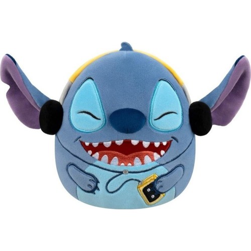 Squishmallows Disney Stitch - Plush (4 Designs) 25cm - Jazwares Stitch With Headphones, Stitch With Headphones, Sqdi01154, JWSQ1
