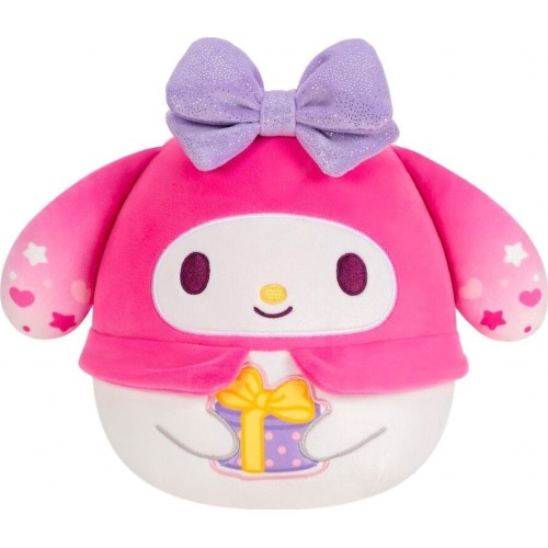 Squishmallows Sanrio Hello Kitty Anniversary of Kuromi & My Melody - Λούτρινα (2 Σχέδια) 20εκ - Jazwares my melody with present,