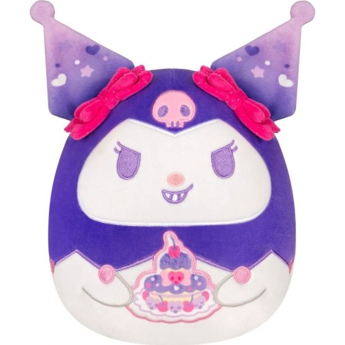 Squishmallows Sanrio Hello Kitty Anniversary of Kuromi & My Melody - Λούτρινα (2 Σχέδια) 20εκ - Jazwares kuromi with cake, kurom