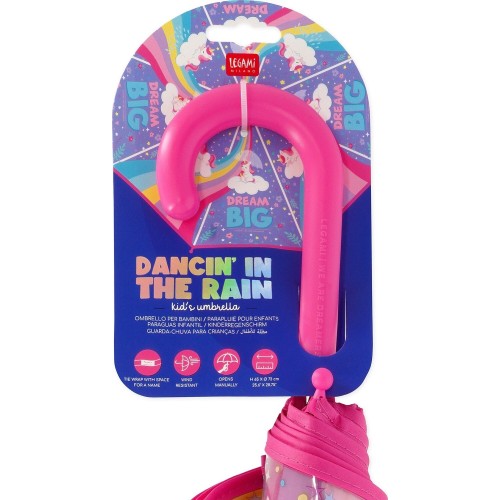 Legami Unicorn Kids Umbrella - Dancin in the Rain μονόκερος KUM0001 8052694027254