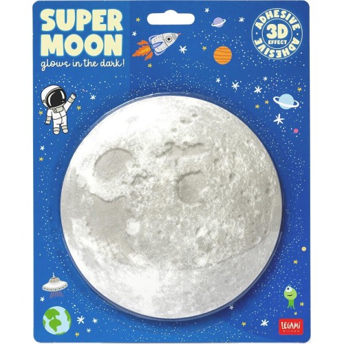 Legami Αυτοκόλλητο Φεγγάρι Λάμψη στο σκοτάδι - Super Moon GLW0002 8052461966120