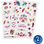 Legami Temporary Tattoos flowers tattoo TTA0004 8052694028282